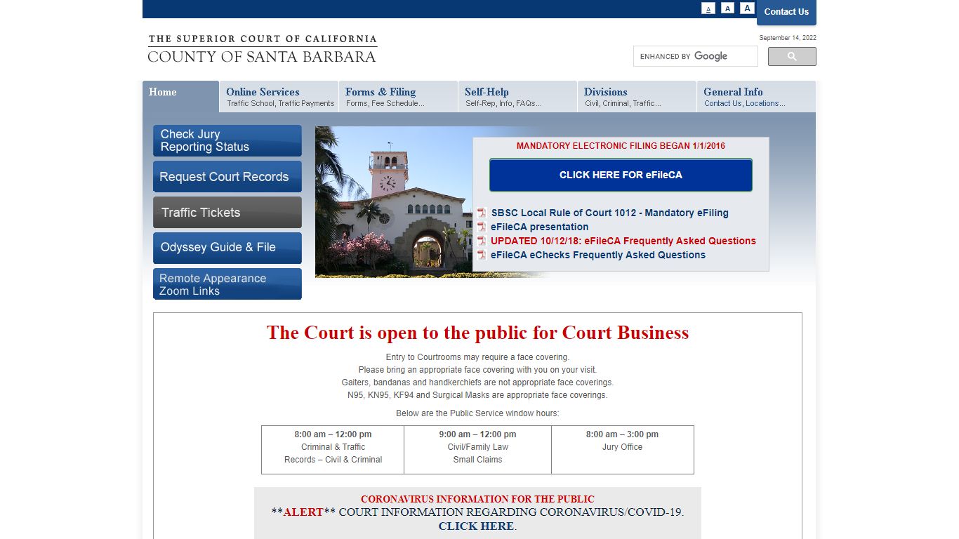 Superior Court of California, County of Santa Barbara